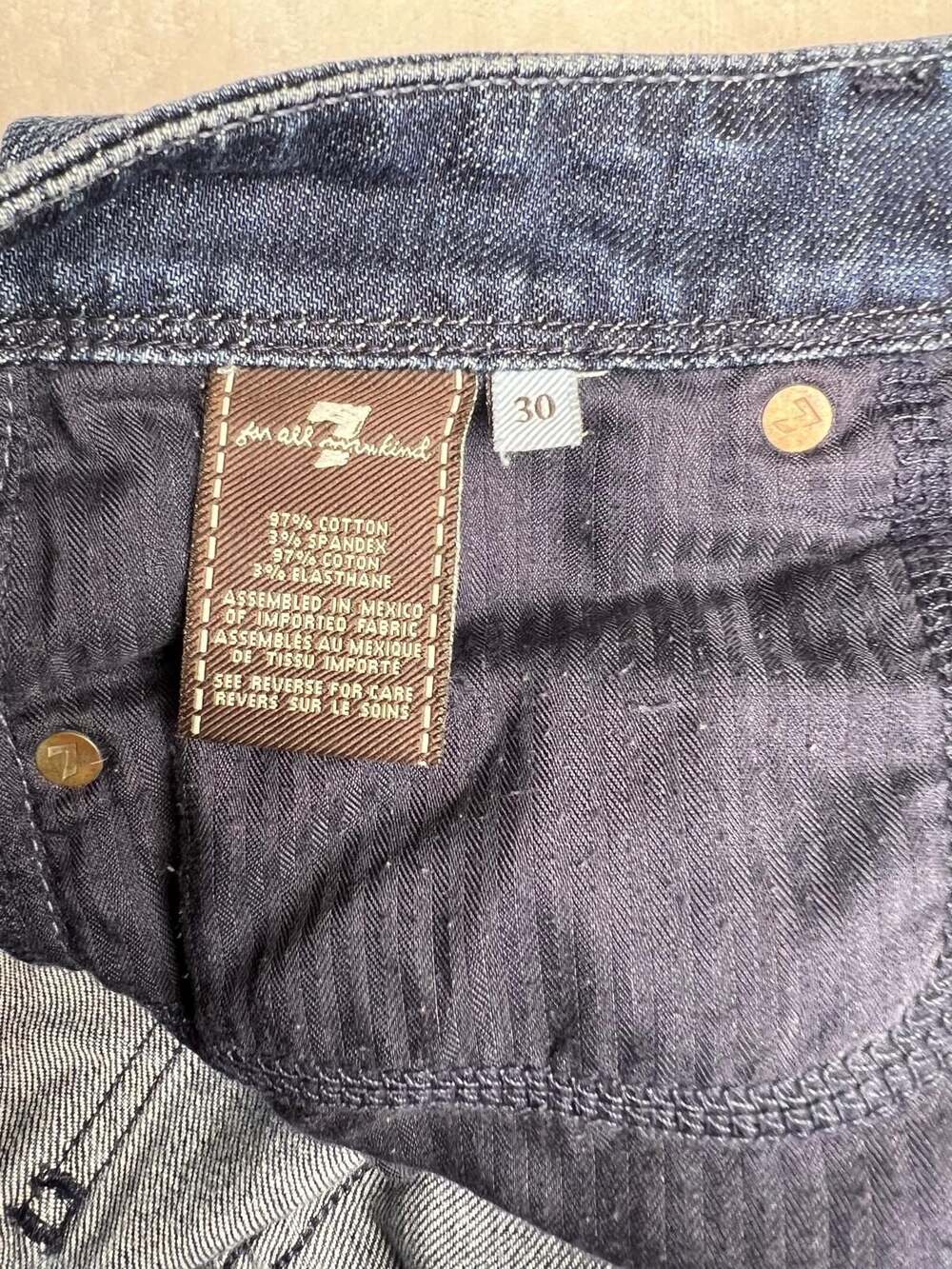 7 For All Mankind Flynt Bootcut Jeans Size 30 - Picture 6 of 11